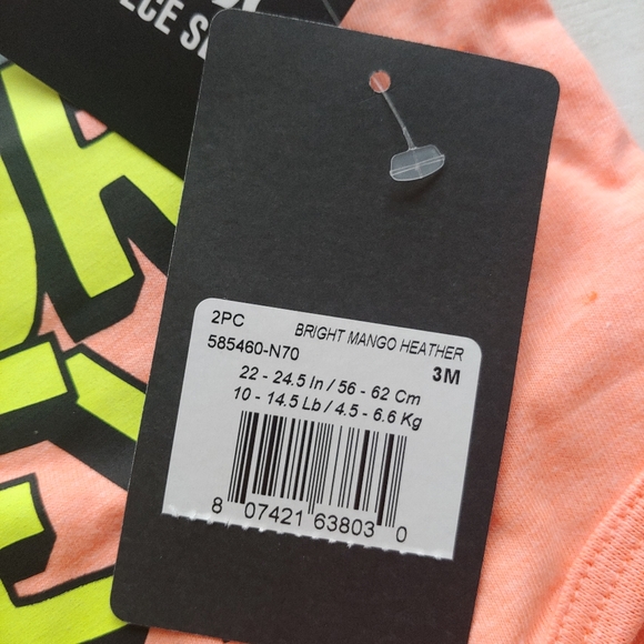 HURLEY NEW Baby Shark Bodysuit & Jogger Sweatpants - Picture 12 of 14